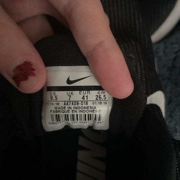 nike black and white Flex running shoes - Picture 6 of 6